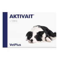VETPLUS Aktivait Medium & Large Breed, supliment sistem nervos & calmante câini, comprimate VETPLUS Aktivait Medium & Large Breed M-XL, supliment sistem nervos & calmante câini, cutie, 60 comprimate - 1
