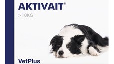 VETPLUS Aktivait Medium & Large Breed, supliment sistem nervos & calmante câini, comprimate VETPLUS Aktivait Medium & Large Breed M-XL, supliment sistem nervos & calmante câini, cutie, 60 comprimate