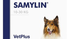 VETPLUS Samylin Medium Breed, supliment sistem hepatic câini, comprimate VETPLUS Samylin Medium Breed, M, supliment sistem hepatic câini, cutie, 30 comprimate