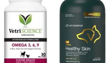 VETRISCIENCE Omega Healthy Skin, supliment piele & blană câini, capsule VETRISCIENCE Omega Healthy Skin, XS-XL, supliment piele & blană câini, flacon, 30 capsule