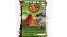 Viermi de Faina Uscati 400 ml - Hrana Naturala pentru Pasari si Pesti
