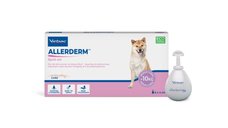 VIRBAC Allerderm Spot-On M-XL pentru caini, pipete pentru piele sensibila si blana, 4 ml x 6 bucati
