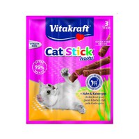 Vitakraft Cat Sticks Pui Si Iarba Pisicii, 18 g - 2