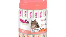 WANPY Lickable Treat pentru Pisici, Somon si Merisore, Fara Cereale, 420g