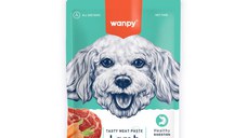 WANPY Tasty Meat Paste, XS-M, Rață, punguță recompense câini, (piure), 90g
