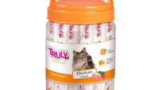 WANPY Truly Creamy recompense cremoase pentru pisici, cu pui si vita, fara cereale, 420 g
