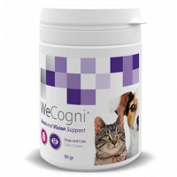 WEPHARM WeCogni, supliment sistem nervos & calmante, oftalmic câini senior, pudră WEPHARM WeCogni, XS-XL, supliment sistem nervos & calmante, oftalmic câini și pisici senior, flacon, 90g pudră - 1