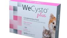 WEPHARM WeCysto Plus Small Breeds & Cats, supliment sistem urinar câini, comprimate WEPHARM WeCysto Plus Small Breeds & Cats, XS-S, supliment sistem urinar câini și pisici, flacon, 30 comprimate