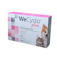 WEPHARM WeCysto Plus Small Breeds & Cats, supliment sistem urinar câini, comprimate WEPHARM WeCysto Plus Small Breeds & Cats, XS-S, supliment sistem urinar câini și pisici, flacon, 30 comprimate - 1