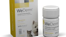 WEPHARM WeDerm, supliment piele & blană câini, suspensie orală WEPHARM WeDerm, XS-XL, supliment piele & blană câini și pisici, flacon cu aplicator, 30ml suspensie orală