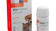 WEPHARM WeHemo, supliment sistem cardio-vascular câini, suspensie orală WEPHARM WeHemo, XS-XL, supliment sistem cardio-vascular câini și pisici, seringă gradată, 30ml suspensie orală