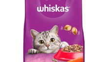 WHISKAS Adult, Vită, hrană uscată pisici, 14kg