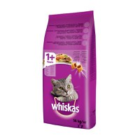 WHISKAS Adult, Vită, hrană uscată pisici, 14kg - 3
