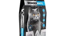 WONDERWHITE Carbune Activ, asternut igienic pentru pisici, granule din bentonita aglomeranta, fara praf, 10 kg