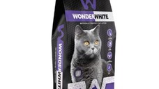 WONDERWHITE, Lavanda, așternut igienic pisici, granule, bentonită, aglomerant, neutralizare mirosuri, 5kg