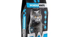 WONDERWHITE, neparfumat, așternut igienic pisici, granule, bentonită, aglomerant, neutralizare mirosuri, fără praf, 10kg
