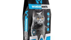 WONDERWHITE, neparfumat, așternut igienic pisici, granule, bentonită, aglomerant, neutralizare mirosuri, fără praf, 5kg