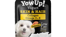 YOWUP! Yogurt Hair & Skin, XS-XL, Somon, recompense funcționale câini, piele & blană, (topping), 115g