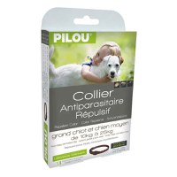Zgarda Antiparazitara Pilou Caine Talie Medie, 60 cm - 2