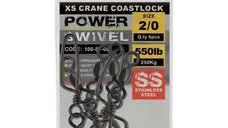 Agrafa cu vartej Trabucco X-Strong Crane Coastlock Snap, marimea 3/0