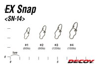 Agrafa Decoy Sn-14 Ex Extra Strong Snap (Marime: 3) - 4