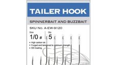 BKK Trailer Hook cu Tija Lunga, 5 Buc (Marime Carlige: Nr. 2/0)