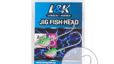Cap de Jig L&K Fish Head 6g cu Carlig Nr. 5/0