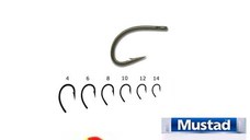 Carlig BR.forjat EGG CADDIS pentru musca Mustad (Marime: 14)