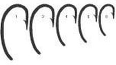 Carlig crap Mustad XV2 Curved, nichel negru, 10 buc (Marime Carlige: Nr. 4)