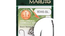 Carlige barbless Maruto HC-8346, Black, 10buc (Marime: 12)