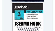 Carlige BKK Iseama-R Diamond BN, Black Nickel, marimea nr. 12