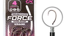 Carlige CPK Force Teflon Coated Krank, nr. 4, 10 bucati/plic