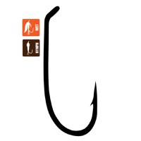 Carlige fly Tiemco TMC3769, cu spin, 20buc (Marime Carlige: Nr. 8) - 1