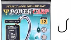 Carlige Gamakatsu Power Hair Rigger pentru crap, 10 bucati/plic, marimea nr. 12