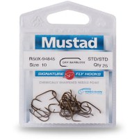 Carlige pentru musca Mustad Signature R50X, bronz, 25 buc (Marime Carlige: Nr. 14) - 3
