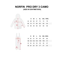 Costum Ploaie Norfin Pro Dry 3 Camo (Marime: M) - 8