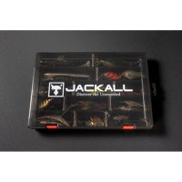 Cutie pentru Naluci Jackall 2800D Tackle M, Culoare Clear Black, 27.5x18.5x3.9cm - 1