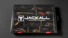 Cutie pentru Naluci Jackall 3000D Tackle L, Culoare Clear Black, 30x20.6x3.9cm