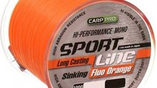Fir Carp Pro Sport Line, Fluo Orange, 1000m (Diametru fir: 0.31 mm)