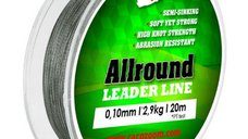 Fir textil Carp Zoom AllRound Leader, Gri, 20 m (Diametru: 0.25 mm)