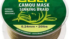 Fir textil Climax Cult Camou Mask Sinking Braid, 1200m (Diametru fir: 0.20 mm)