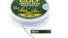 Fir Textil Climax Cult Huntersbraid Sinking Hooklink Weed Green, 20m (Rezistenta: 30 lbs)
