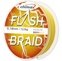 Fir textil Climax Flash Braid, galben fluo, 100m (Diametru fir: 0.25 mm) - 1