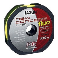 Fir textil Concept Line 100m galben fluo Jaxon (Diametru fir: 0.18 mm) - 1