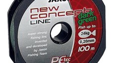 Fir textil Concept Line 250m verde Jaxon (Diametru fir: 0.35 mm)