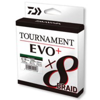Fir textil Daiwa Tournament X8 BRAID EVO+, chartreuse, 135m (Diametru fir: 0.18 mm) - 2