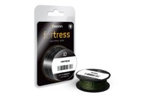 Fir Textil Delphin Hookline FORTRESS, Negru-Verde, 20m (Rezistenta fir: 25 lbs) - 1