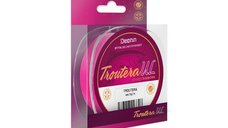Fir Textil Delphin Troutera UL, Culoare Roz Fluo, 130m (Diametru fir: 0.065 mm)