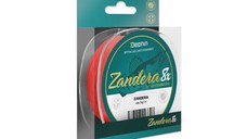 Fir Textil Delphin Zandera 8, Rosu, 150m (Diametru fir: 0.12 mm)