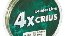 Fir Textil Jaxon Crius PE 4X Leader Braided Line, 10m - Diametru 0.08 mm